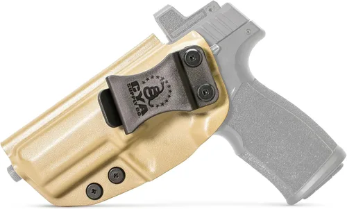 Vista 59 de CYA Supply Co. Funda para llevar armas dentro del cinturón, Base Optics Ready (Flat Dark Earth) Portador Oculto en la Pretina, IWB, Compañía