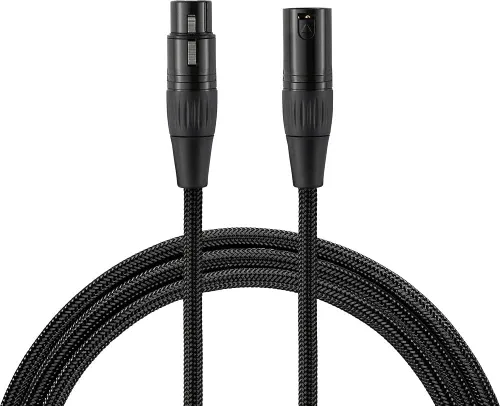 Vista 5 de Warm Audio Cable de micrófono XLR hembra a XLR macho de la serie Premier, 15 pies, negro/dorado (prem-XLR-15 pies)