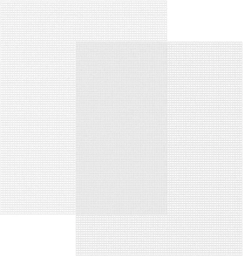 Vista 13 de Caydo 12 piezas de hojas de lona de malla de plástico de 7 cuentas, malla para ojos para máscara Therian, manualidades de hilo acrílico, proyectos