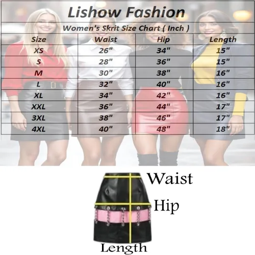 Vista 4 de Minifalda Moto Biker Piel Negra