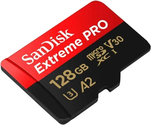 Vista 4 de SanDisk Extreme Pro SDXC UHS-I U3 A2 V30 128GB + adaptador SDSQXCY-128G-GN6MA