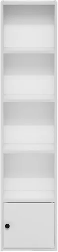 Vista 319 de Furinno - Estantería de cubos de 5 niveles serie Luder para libros y almacenamiento, color negro
