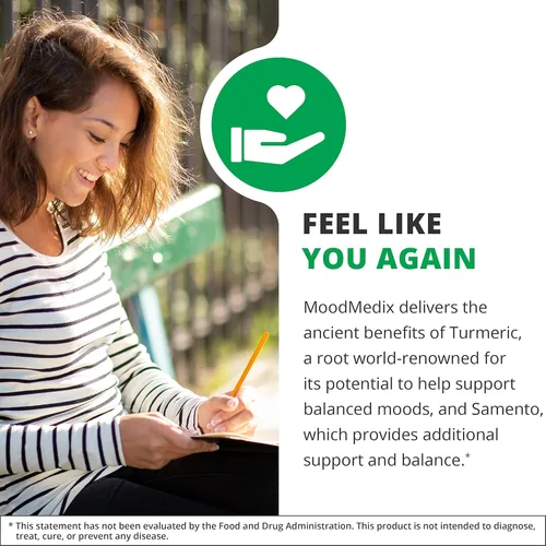 Vista 3 de NutraMedix MoodMedix - Suplemento de apoyo al estado de ánimo con garra de gato líquida biodisponible y gotas de raíz de cúrcuma, suplemento
