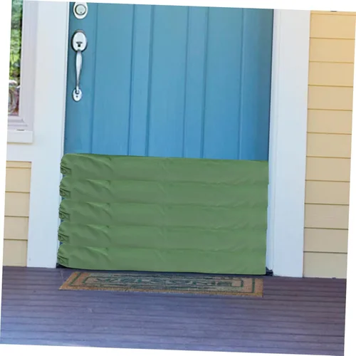 Vista 4 de OSALADI Bolsas de agua para inundaciones, bolsas de arena largas con control de inundaciones, lona reutilizable, barrera de protección