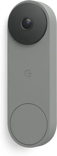 Vista 17 de Google Timbre Nest (cableado, 3ª generación), video 2K y géminis, vista en vivo, visión nocturna, audio bidireccional, funciona con Google Home, Lino