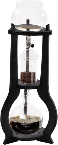 Vista 10 de Torre de goteo de café helado de 20.3 fl oz/20.29 onzas de capacidad, olla compartida de café frío, cafetera de 6 a 8 tazas, máquina de café helado
