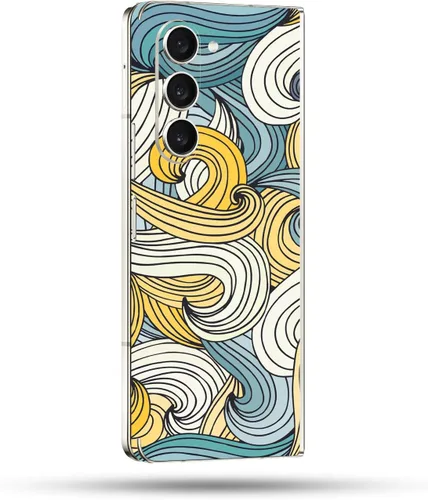 Vista 36 de MightySkins Skin compatible con Samsung Galaxy Z Fold 5 - Puppy Fall Funda protectora de vinilo duradera y única Fácil de aplicar, quitar