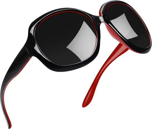 Joopin Lentes de sol polarizados para mujer, de gran tamaño, de gran tamaño, para conducir, con protección UV, lentes de sol grandes
