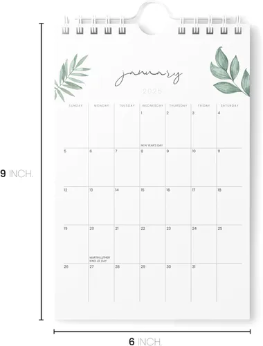 Vista 4 de Mini calendario 2024 – Calendario vertical de pared 2024 de 6 x 9 pulgadas hasta junio de 2025 – Fácil planificación con el pequeño calendario 2024