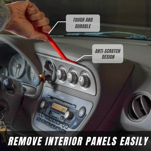 Vista 7 de Sunplustrade juego de panel de puerta para autos de 11 piezas con herramientas de remoción