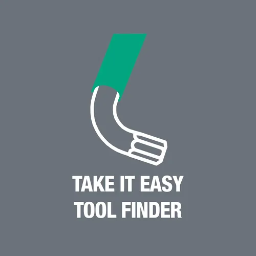 Vista 13 de Wera 05022089001 950/9 Hex-Plus Multicolor 1 juego de llaves en L, métrico, BlackLaser, 9 piezas