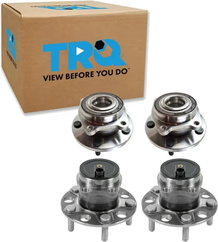 Vista 112 de TRQ Par de conjunto de cubo de cojinete de rueda delantera izquierda derecha, 2 piezas compatible con Lexus GX460 2003-2009 GX470 2003-2023 Toyota