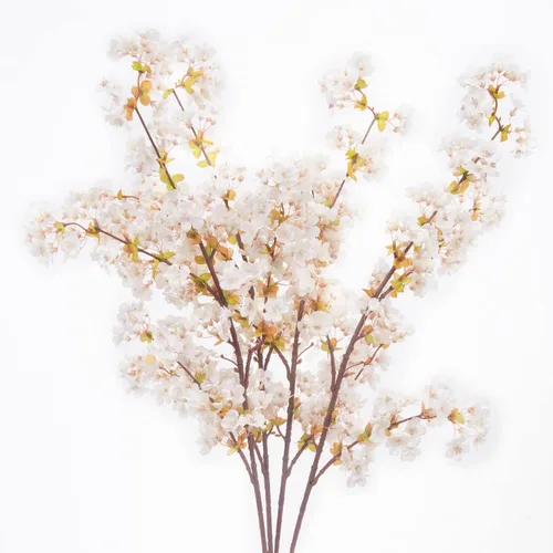 Vista 10 de Melorca&Guilla Plantas artificiales, 2 ramas sintéticas de 43 pulgadas para jarrón, plantas artificiales, tallos de vegetación sintética