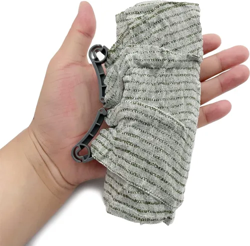 Vista 5 de Vendaje de emergencia israelí de 6 pulgadas, vendaje de compresión médica sellado al vacío, vendaje para heridas traumáticas, kit de primeros