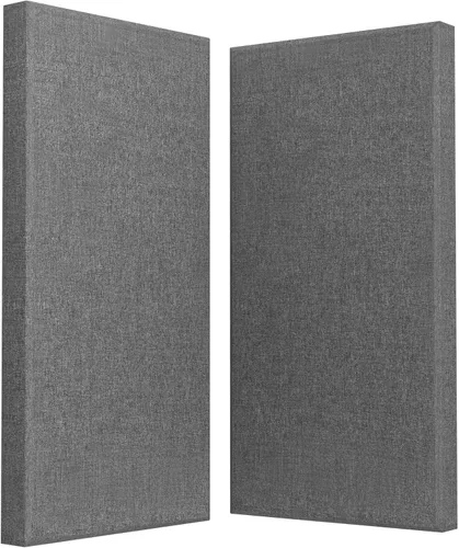 Vista 12 de UMIACOUSTICS 4 paneles acústicos con soporte para colgar, paneles de fibra de vidrio de 2 pulgadas de grosor, a prueba de sonido, extraíbles