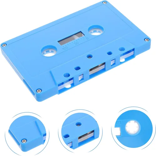 Vista 9 de SHOWERORO Cajas de cinta de casete para decoración de fiesta, cajas de cinta retro, casetes en blanco para bricolaje
