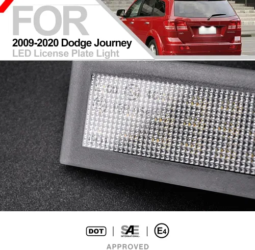Vista 5 de nsautolighting Journey Luz LED para Matrícula para Dodge Journey 2009-2020 Súper Brillante 6000K Blanco Xenón Libre de Errores Luz Trasera