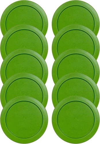 Vista 11 de Tapas de repuesto que se ajustan a los tazones de recipientes de vidrio Pyrex para almacenamiento de alimentos de 4 tazas, tapas redondas