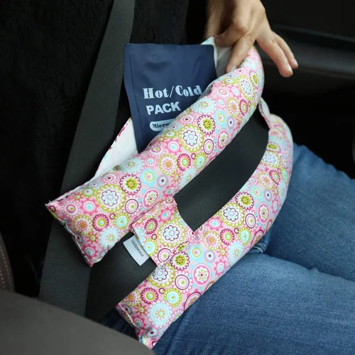 Vista 4 de Histerectomía Cinturón de Seguridad Almohada con Bolsillo para Cáncer Cervical Fibromas Uterinos Cirugía Abdominal Abdomen Protector de Curación