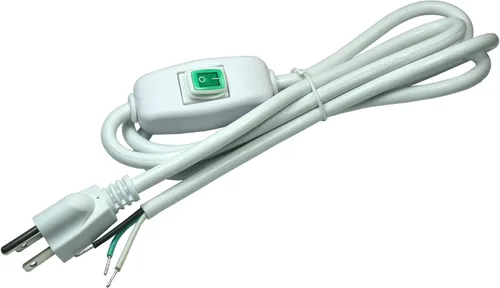 Vista 4 de Cable de alimentación de repuesto resistente de calibre 18 y 3 clavijas