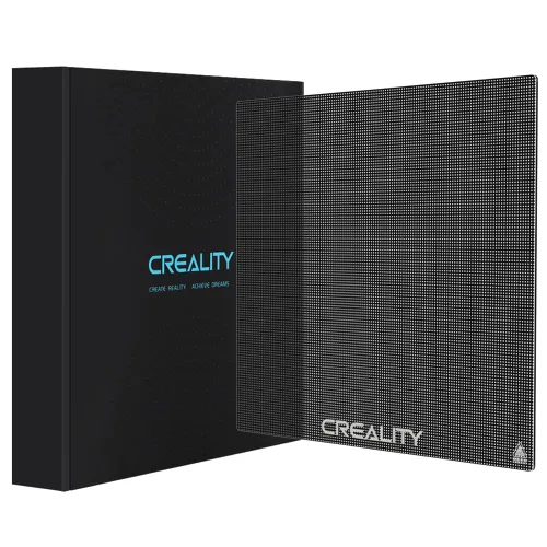Vista 8 de Creality Plataforma oficial de impresora 3D Ender 3 Max Neo Glass Bed 3D, placa de vidrio templado de 12.598 x 12.205 in, superficie de construcción