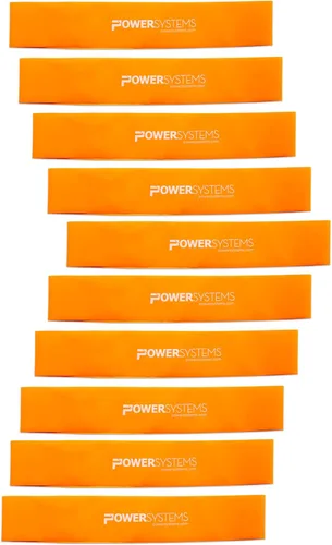Vista 10 de Power Systems Versa Loops Commercial Grade Resistance Bands 10 Pack Color Coded Exercise Loop Bands for Strength Training Physical Therapy Home Gym
