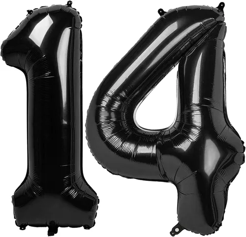 Vista 408 de Decoraciones de Cumpleaños con Globos de Números con Estampado de Vaca, globos de 40 pulgadas del número 0-9 (cero-nueve), globo de vaca