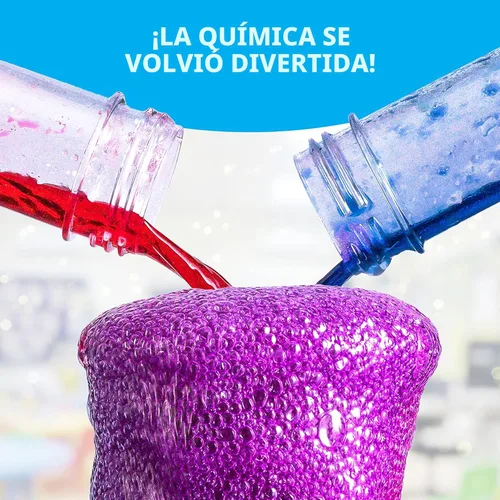 Vista 3 de National Geographic Kit de Química Impresionante - Kit de Mega Ciencia con 45 Experimentos Fáciles - Crea un Volcán y Lanza un Cohete, Proyectos