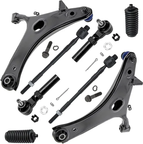Vista 150 de Detroit Axle - Kit de brazos de control delanteros de 8 piezas para Toyota Sienna 2004-2010, 2 brazos de control inferiores con rótulas, 4 barras