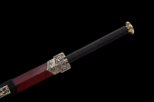 Vista 7 de JIHPEN sword, Espada china Damasco (BaMian Beast)
