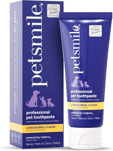 Vista 8 de Petsmile Profesional - Pasta de dientes para mascotas para gatos y perros - Única pasta de dientes aceptada por VOHC - Clínicamente probada