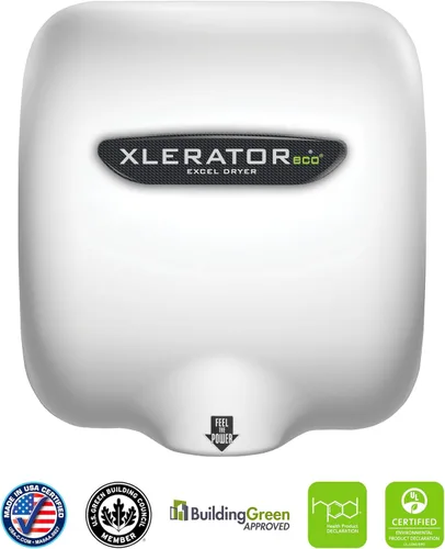 Vista 5 de XLERATOReco Secador de manos, Excel Dryer, XL-BW-ECO Secador de manos de alta potencia automático de montaje en superficie, cubierta termoestable