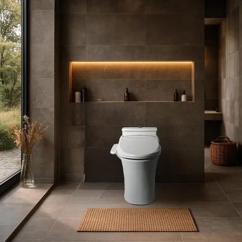 Vista 3 de SmartBidet SB-2000 Asiento de bidé eléctrico - Asiento para inodoro climatizado con secador de aire caliente y funciones de lavado con control