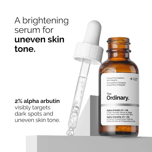 Vista 2 de The Ordinary Alpha Arbutin 2% + Hyaluronic Acid, Brightens Skin and Targets Dark Spots, 1 Fl Oz