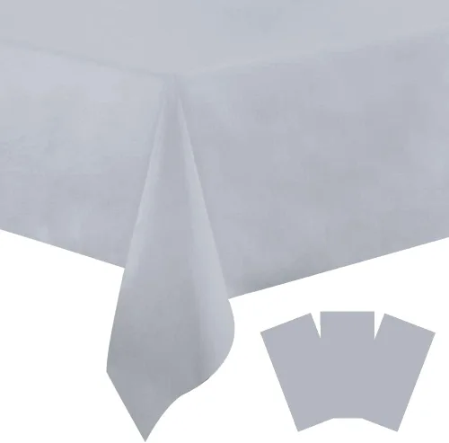 Vista 12 de Paquete de 3 manteles de plástico desechables de 54 x 108 pulgadas, para decoración del día de Colón, 4 de julio