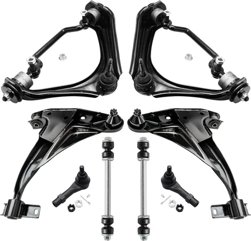Vista 327 de Detroit Axle - Kit de brazos de control delanteros de 8 piezas para Toyota Sienna 2004-2010, 2 brazos de control inferiores con rótulas, 4 barras