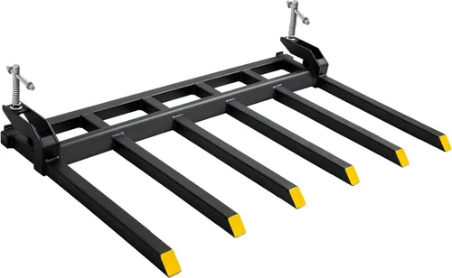 Vista 11 de YITAMOTOR Horquillas de Escombros con Abrazadera para Cucharón de 48", Horquilla de Palé de Servicio Pesado con Capacidad de 2500 lbs Compatible