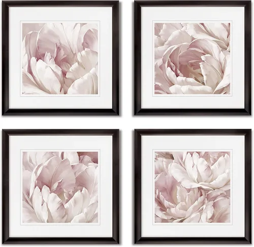 Vista 131 de Wexford Home Colección de primavera de jardín de campo francés, colección de primavera, juego de 4 paneles para decoración de pared de oficina