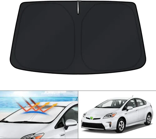 Vista 35 de KUST Parasol para parabrisas para BMW X1 F48 2016, 2017, 2018, 2019, 2020, 2021, 2022, accesorios de ajuste personalizado, parasol plegable