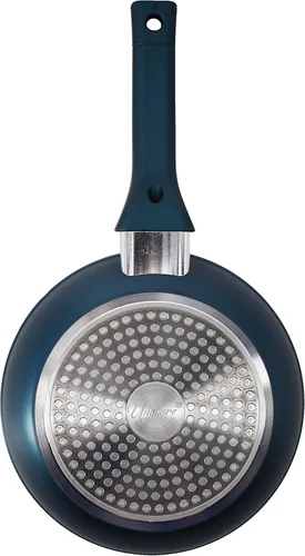 Vista 3 de Uniware Sartén antiadherente de aluminio con parte inferior de inducción, revestimiento de granito de 3 capas, 3 variantes de tamaño (7.9 pulgadas)