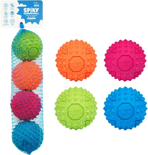 Vista 11 de Best Pet Supplies - Juguetes masticables interactivos y chirriantes para perros, juguetes ideales para perros que mastican, pequeños, medianos y Gris