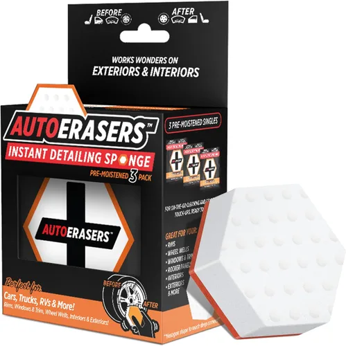 Vista 8 de AutoERASERS™ Esponja de lavado de bicicletas de automóvil para detallar al instante, esponja de limpieza de automóvil antiarañazos, esponjas