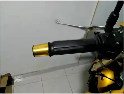 Vista 5 de for YAMA-&HA XT660XRZ XT 660 1994-2021 2018 2017 2016 Motorcycle Parts CNC 78" 22MM Handlebar Grips Handle Bar Cap End Plugs Powersports Bar Ends