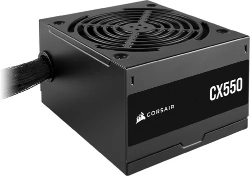 Vista 8 de CORSAIR CX650 80 Plus Bronce Fuente de alimentación ATX de bajo ruido no modular de 650 vatios - NA - Negro