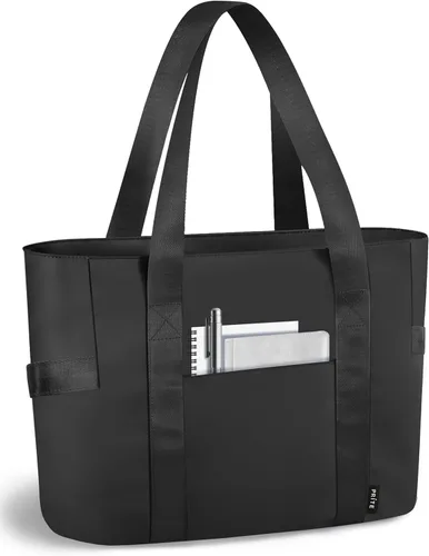 Vista 10 de Bolsa de mano Prite para mujer, bolsa de fin de semana con compartimento para laptop para trabajo, enfermera, viaje, gimnasio