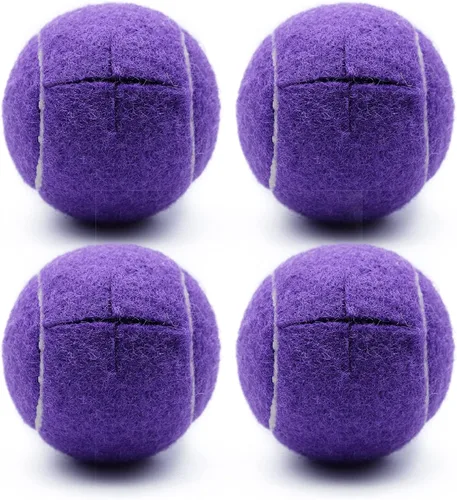 Vista 11 de Magicorange 4 pelotas de tenis precortadas para patas de muebles y protección del suelo, almohadillas de fieltro resistentes y duraderas