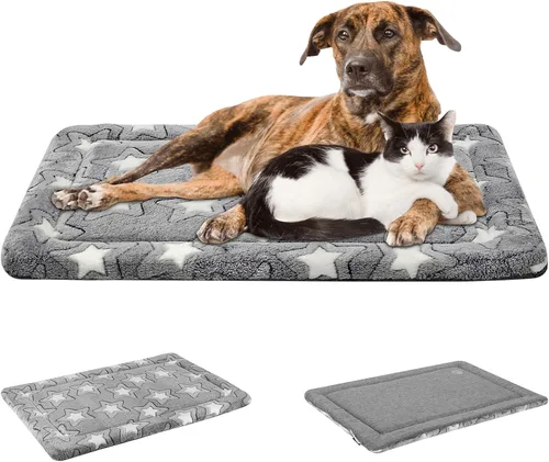 Vista 11 de EMPSIGN Almohadilla para jaula de perro - Alfombrilla de perrera reversible (fría y cálida), lavable a máquina, almohadilla para dormir