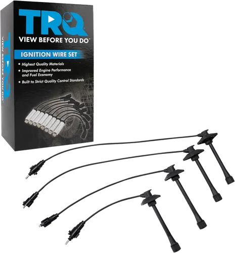 Vista 111 de TRQ Juego de cables de bujía de encendido del motor compatible con Hyundai Tucson Kia Sportage 2.7L Nrew