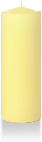 Vista 36 de yummi Velas redondas de pilar de 3 x 4 pulgadas, color verde oliva, 3 por paquete