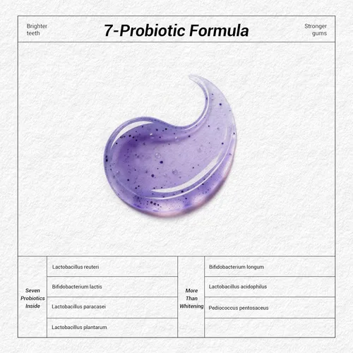 Vista 7 de MSDRWIKEY SP-6 Pasta de dientes, aliento fresco refrescante, y paquete de pasta de dientes blanqueadora 7-Pro con burbujas 6 probióticos